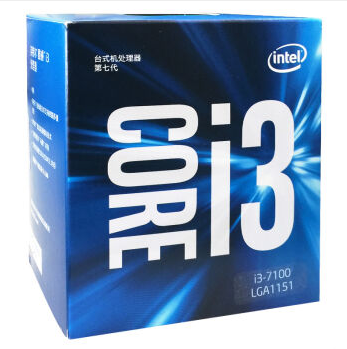 英特尔(Intel)酷睿i3-7100 14纳米(LGA1151\/双核