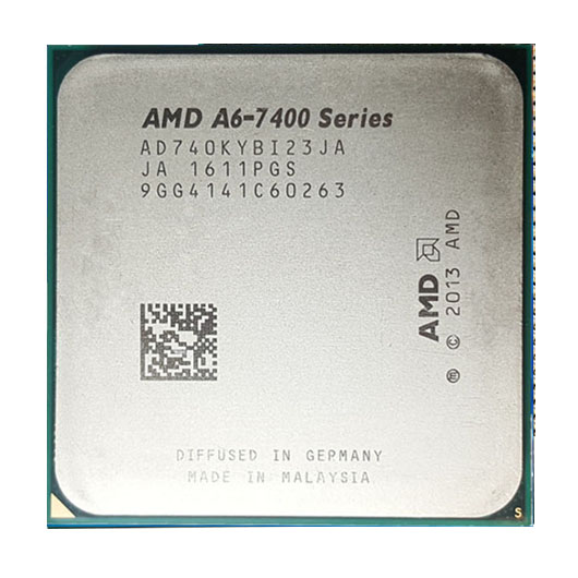 amd apu系列双核 a6 7400k(socket fm2 /3.9ghz/1m缓存/65w)散装cpu