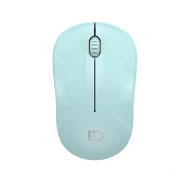 富德 V1 薄荷綠 無線鼠標 臺式機筆記本無線鼠標