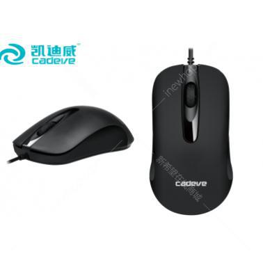 凱迪威 M116 有線鼠標 黑色 USB接口 適用 臺式機 筆記本 1.5米線材
