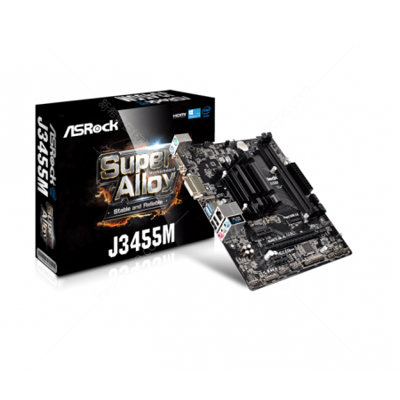 華擎 J3455M 主板（Intel-Apollo Lake）Intel4核心!支持標(biāo)準(zhǔn)DDR3內(nèi)存,全固態(tài)電容