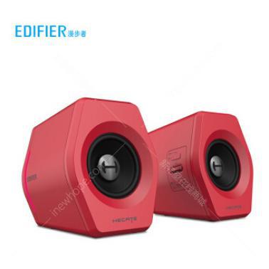漫步者 G2000 紅色 游戲音箱 無線藍牙2.0桌面電腦音響手機低音炮