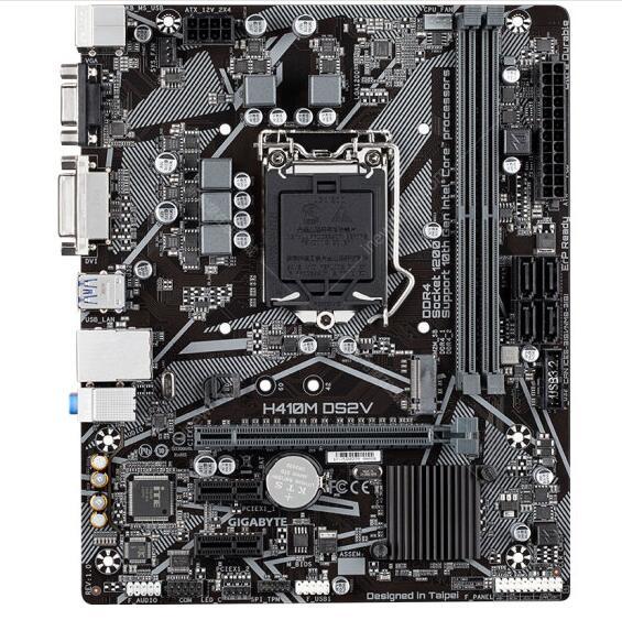 技嘉gigabyteh410mds2v主板支持cpui310100g5900intelh410lga1200