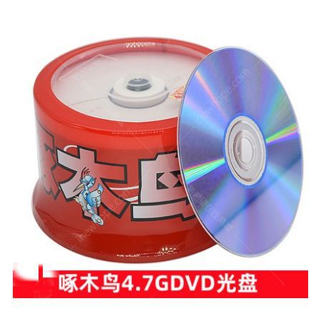 啄木鳥 簡系列 DVD+R空白刻錄光盤 16速 50P桶裝
