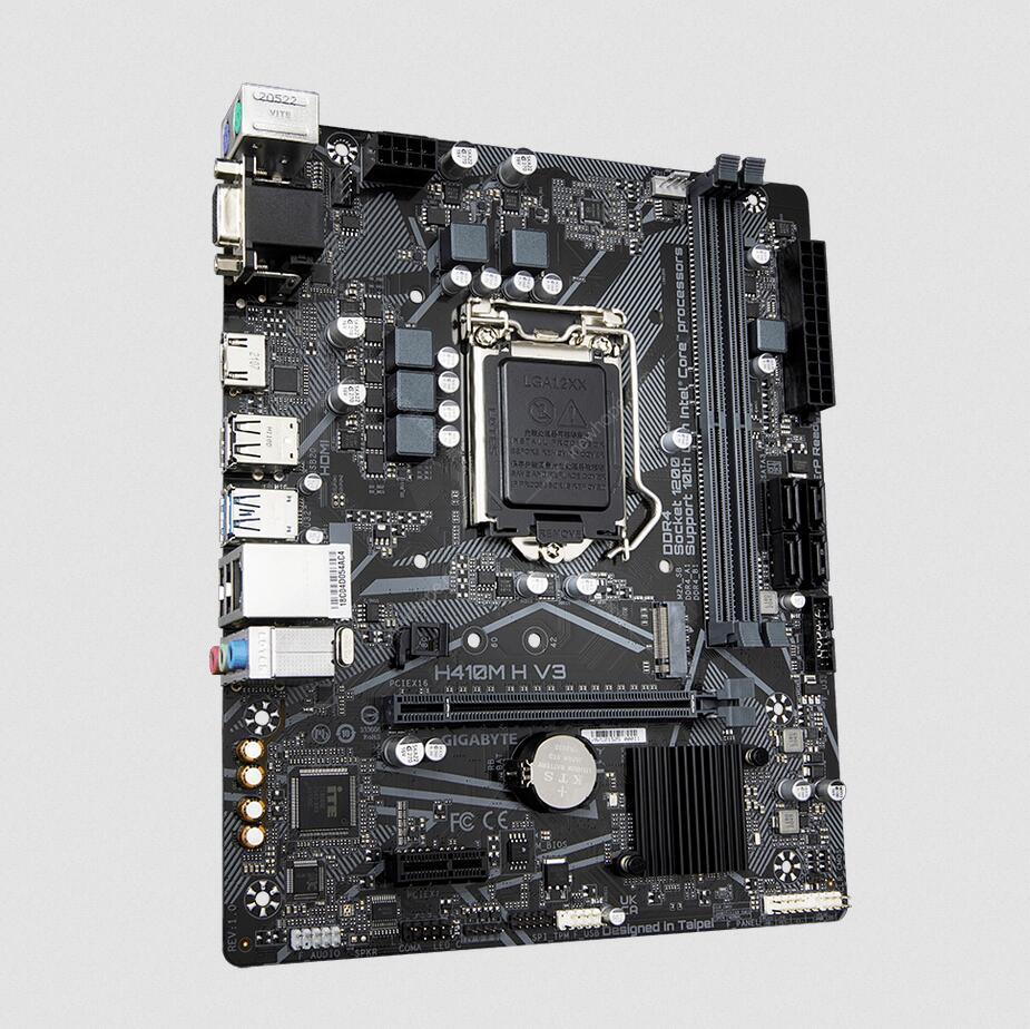 技嘉h410m h v3 主板 intel h410 lga 1200_主板_台式机配件_电脑配件