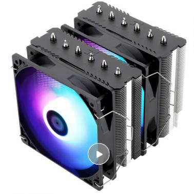利民 PA120 SE 黑色ARGB 6mm6熱管 AGHP逆重力 雙12厘米ARGB 雙塔靜音風(fēng)扇 全架構(gòu)