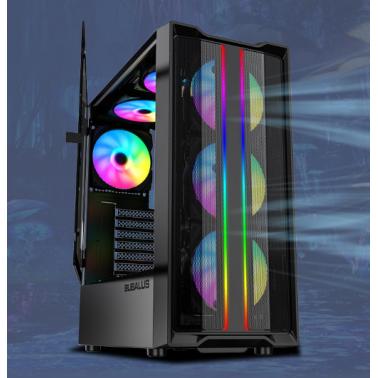 大水牛 潘多拉A7 RGB燈玻璃側(cè)開(kāi)門(mén)機(jī)箱 ATX 頂部支持240水冷 