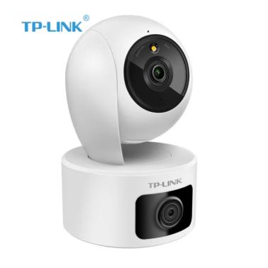 TP-LINK TL-IPC43AW 雙攝版 300萬(wàn)高清監(jiān)控?cái)z像頭 雙目全彩夜視360度全景云臺(tái)球機(jī)