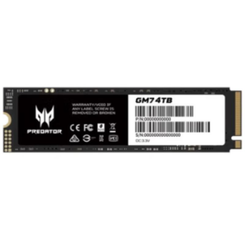 宏碁掠奪者 GM7系列 4TB SSD固態(tài)硬盤 M.2接口(NVMe協(xié)議) PCIe 4.0