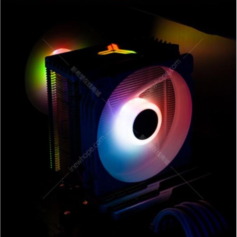 喬思伯 CR1000EVO 黑色 ARGB 12cmCPU散熱器 七彩流光光效/4熱管/溫控風扇/支持多平臺/附硅脂