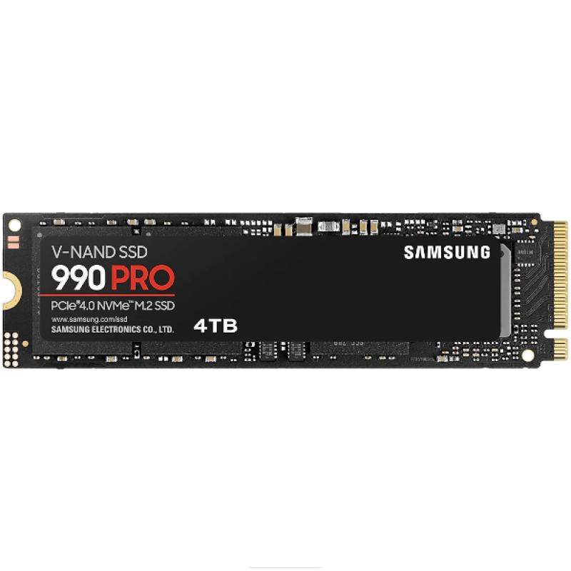 三星(SAMSUNG) 990PRO系列 4TB M.2 2280 NVMe  PCIe 4.0固態(tài)硬盤 MZ-V9P4T0BW