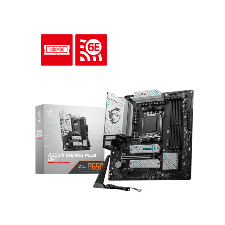 微星（MSI）B650M GAMING PLUS WIFI主板 支持CPU 7500F/7950X/7800X3D (AMD B650/AM5接口）
