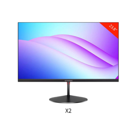 現(xiàn)代X2 23.8英寸 黑色 11代CPU 5095 8G 2666 256G固態(tài) 送鍵鼠 一體機電腦