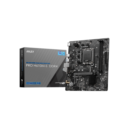 微星（MSI）PRO H610M-S DDR4（Intel H610/LGA 1700）主板支持12100   12400 CPU