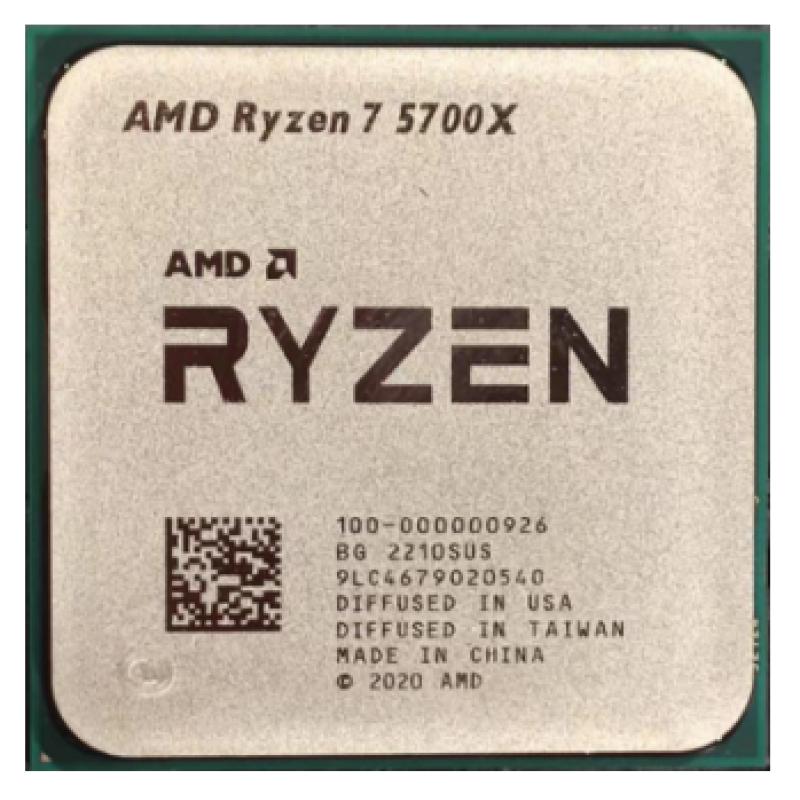 AMD銳龍 Ryzen7 5700X(AM4/八核十六線程/3.4GHz/36M緩存/7nm/65W) 散片CPU處理器