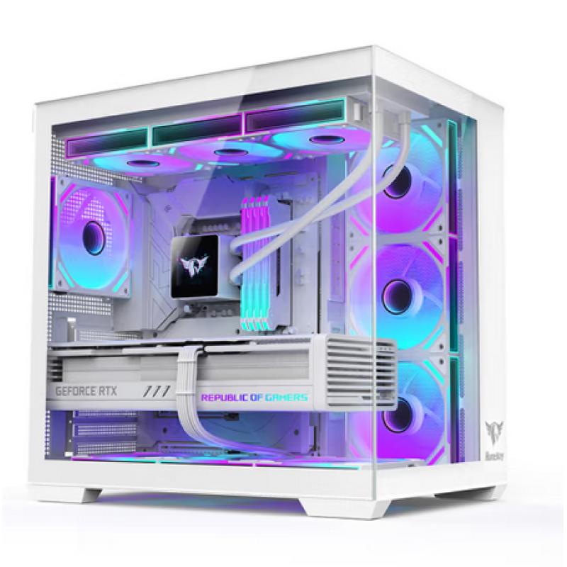 航嘉（Huntkey）MVP Apollo Pro 阿波羅·大師版 白色 海景房機箱電腦機箱