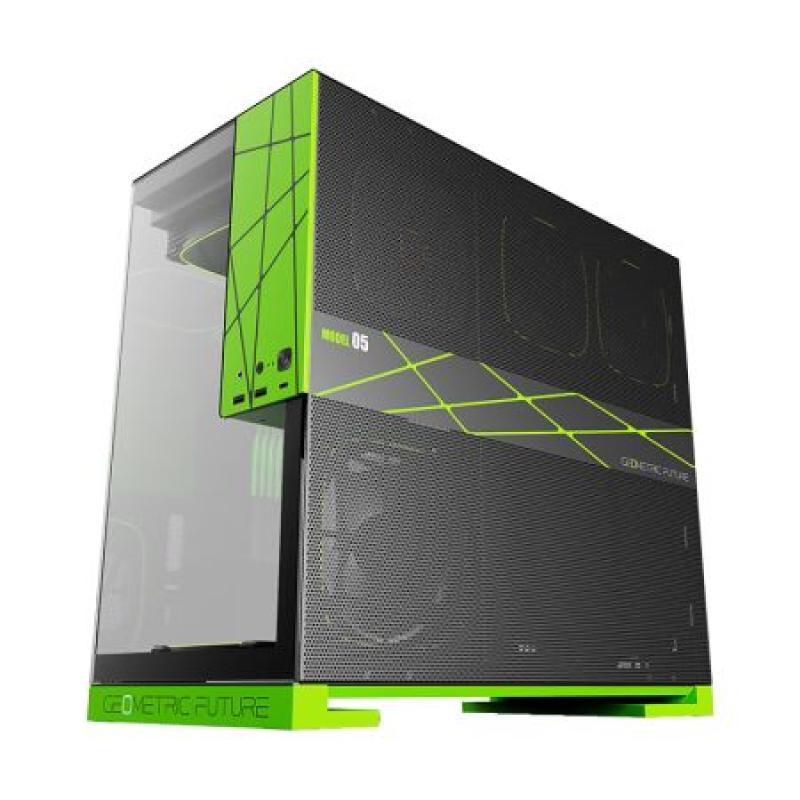 幾何未來 Model5 悟空系列游戲電腦臺式主機(jī)箱 黑綠