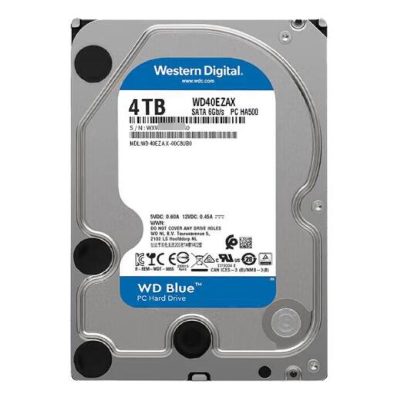 西部數(shù)據(jù)(WD) 藍(lán)盤 4TB SATA6Gb/s 5400轉(zhuǎn)256M CMR垂直 臺式機硬盤(WD40EZAX)