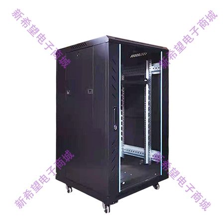 加厚圖騰款 T1B款 網(wǎng)絡(luò)機柜 18U 圖騰款機柜 1米機柜 18U*600*600 立柱2.0框架1.3