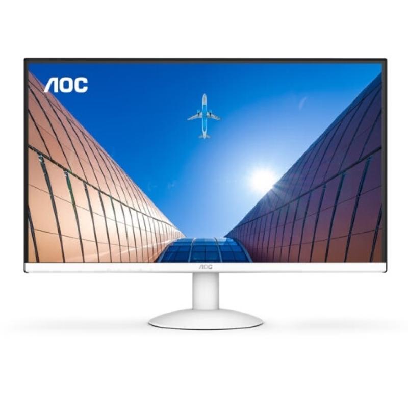 AOC 27B30H/BW 27英寸顯示器 白色 100HZ IPS廣視角低藍(lán)光不閃屏HDMI全高清1080P臺(tái)式電腦家用辦公娛樂(lè)游戲液晶窄邊框顯示屏