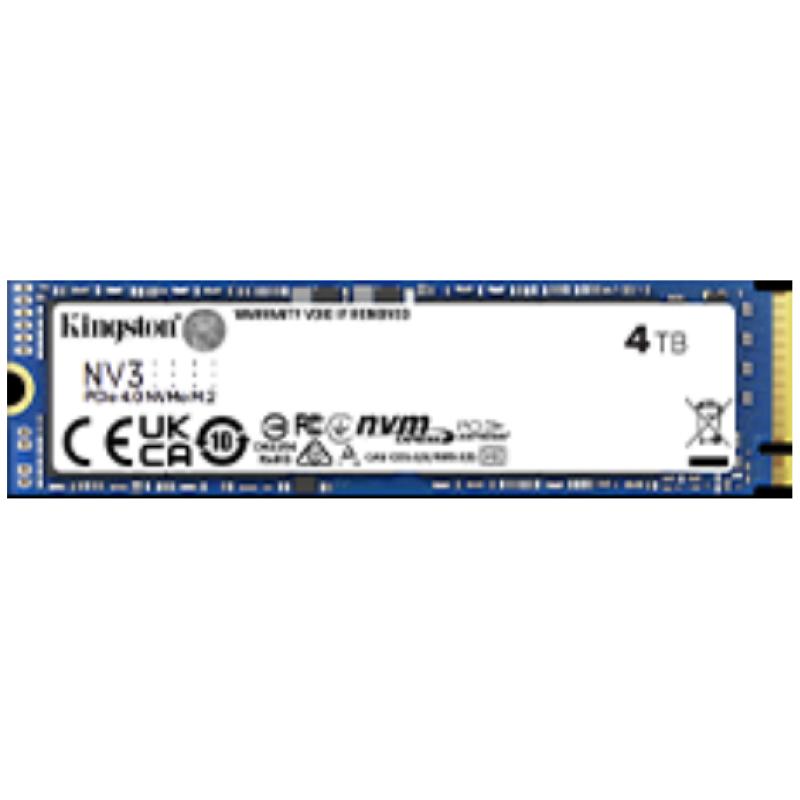 金士頓(Kingston) NV3系列 4TB M.2接口 NVMe協(xié)議 四通道PCIe4.0 固態(tài)硬盤 SNV3S/4TB