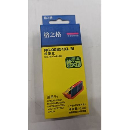 格之格   NC-00851XL M  紅色   大容適用佳能IP7280 IX6780 MG5480 7180  紅色