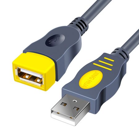 晶華 USB2.0延長線公對母USB線  高速USB傳輸數(shù)據(jù)連接線 電腦U盤鼠標(biāo)鍵盤打印機加長線 無氧銅 10米