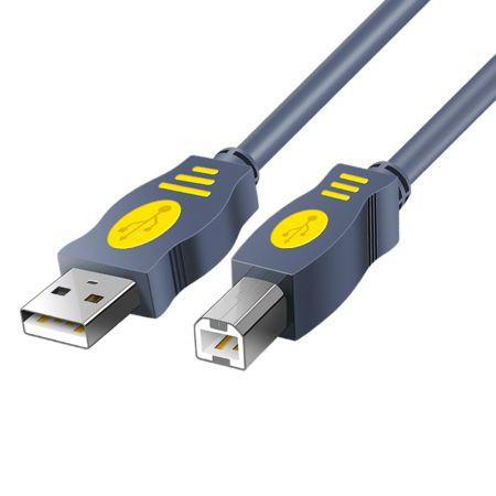 晶華 USB2.0打印線 打印機數(shù)據(jù)線高速方口打印線  USB打印機連接線 佳能  惠普 聯(lián)想 愛普生 連接線 無氧銅 10米