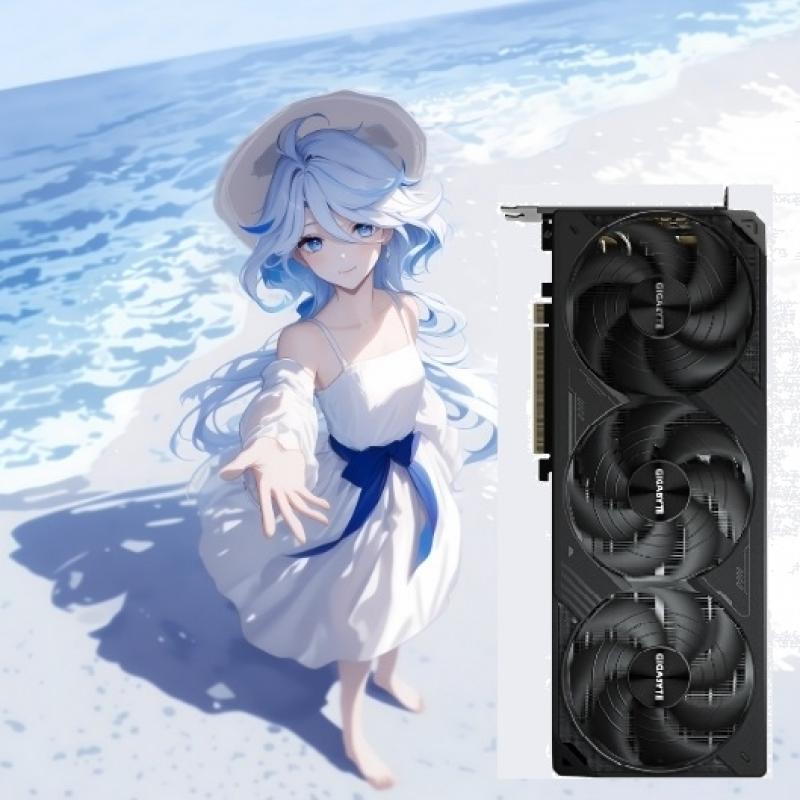 技嘉 風(fēng)魔 RTX5070 WINDFORCE OC SFF 12G 顯卡（黑色）