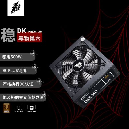 首席玩家（1st player）DK5.0 額定500W銅牌電源 臺(tái)式機(jī)主機(jī)箱電腦電源游戲電競(jìng)