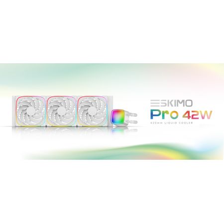幾何未來（GeometricFuture）愛斯基摩Pro 420一體式水冷 白色
