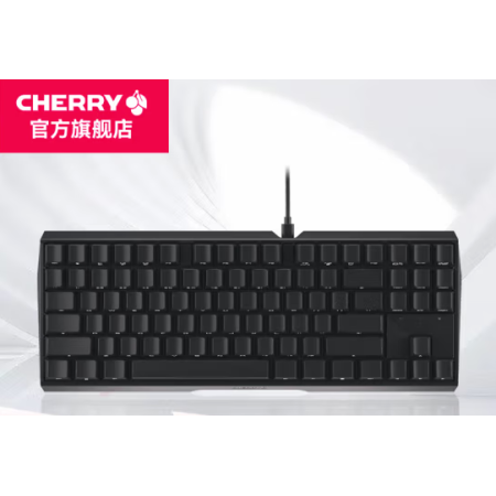 櫻桃 CHERRY櫻桃（CHERRY）MX 3.0S TKL有線機(jī)械鍵盤(pán)游戲電競(jìng)電腦辦公鍵盤(pán)無(wú)鋼板結(jié)構(gòu)87鍵 黑色 無(wú)光 黑軸