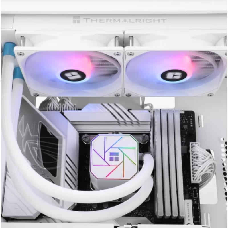 利民 AQUA ELITE 240 ARGB 水冷散熱器 白色（默認(rèn)Intel架構(gòu)，AMD需要加扣具）工包 AE240