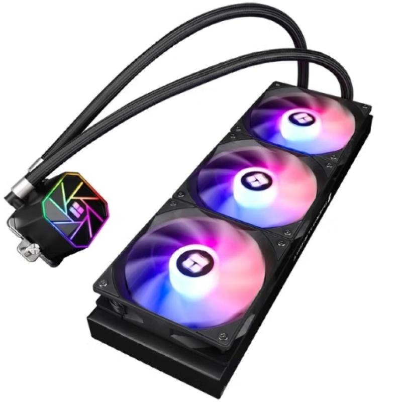 利民 AQUA ELITE BLACK 360 ARGB神光同步1700 一體水冷CPU散熱器 工包（AMD需要加扣具）AE360黑