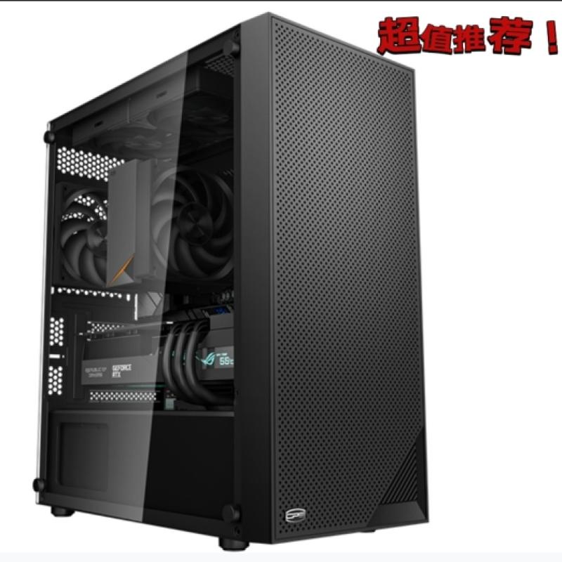 超值推薦?。?！超頻三（PCCOOLER）風(fēng)華C3-B310 黑色 電腦機箱（M-ATX/顯卡限長35CM/鋼化玻璃側(cè)透）
