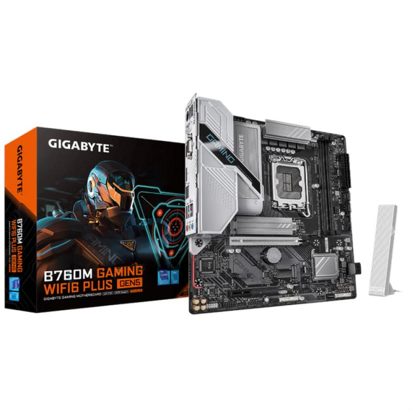技嘉（GIGABYTE）白魔鷹 B760M GAMING WIFI6 PLUS GEN5 主板支持CPU 1360013700KF Intel B760 LGA 1700