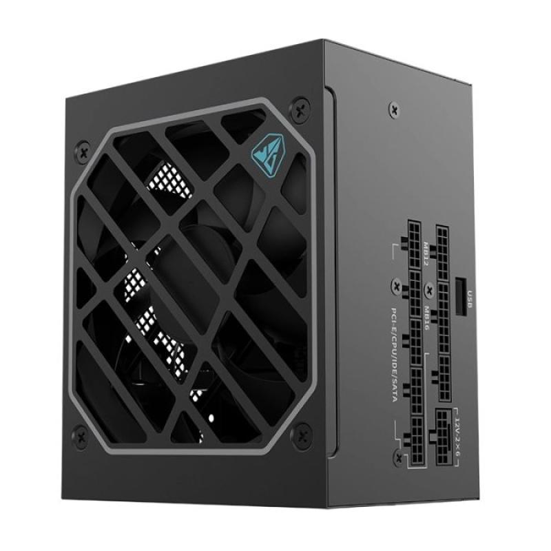 鑫谷 數(shù)智DM-750G 額定750W 雙金牌全模組 ATX3.1 pcle5.1接口 雙金牌數(shù)字電源