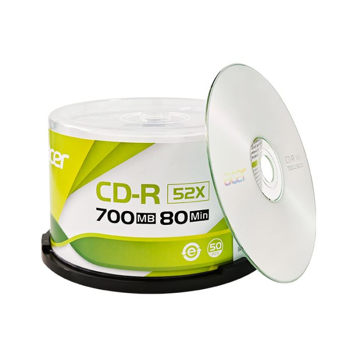 宏基 CD-R 700M cd刻錄盤 空白光盤 刻錄碟片52X 50片裝空白 