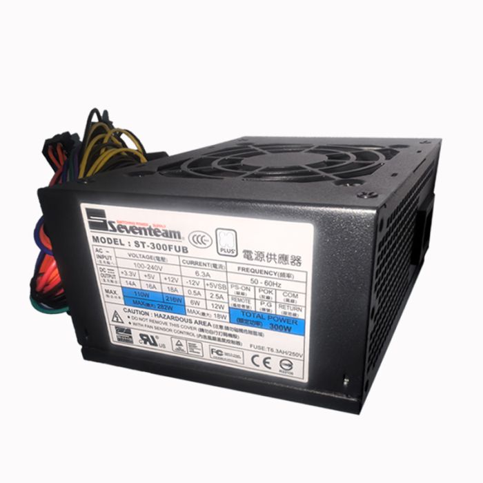 威盛七盟額定300W 小電源 主板24針CPU4針satax2,大Dx2