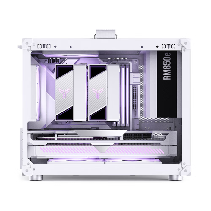 喬思伯（JONSBO）C6 MAX 白色 手提式MATX機(jī)箱 側(cè)透/四面MESH板/5風(fēng)扇位/SFX/ATX電源/≤170mm散熱器/335mm顯卡