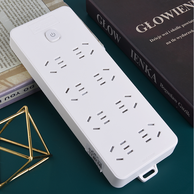 慈慈 CC-B109W 雙排大8位 無(wú)線 1.0MM2*3芯線；兒童保護(hù)門(mén)；一體銅條；750℃阻燃；時(shí)尚超薄機(jī)身；整體式面板