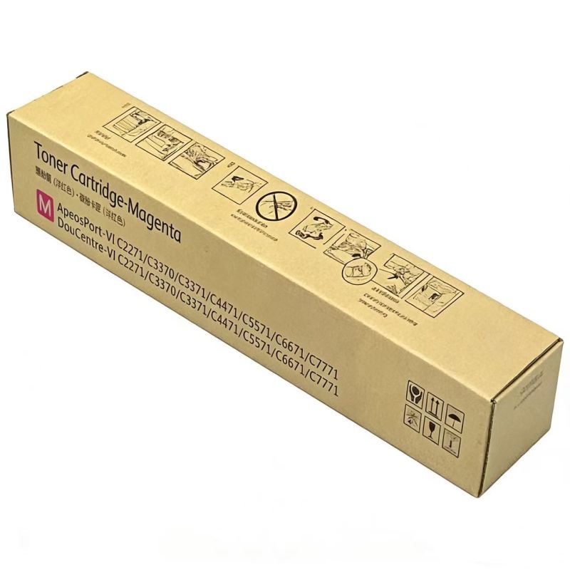 葉之盟 施樂VIC2271/5571粉盒 單支黃色  高榮進(jìn)口粉 適用于;施樂ApeosPort-VI C2271/C3370/C3371/C5571/C6671DouCentre-VI C2271/C3370/C4471/C5571粉盒/粉筒