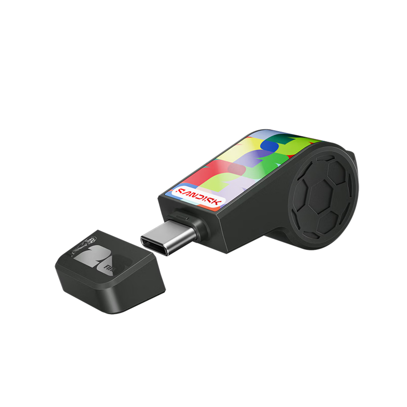 閃迪（SanDisk）CZIA 128G 迷你優(yōu)盤 Type-C手機(jī)電腦兩用優(yōu)盤 高速小巧便攜U盤FIFA World Cup 黑色/金色 可選 Type-C手機(jī)電腦兩用優(yōu)盤