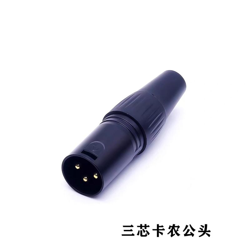 康飛 KF-K01 卡農(nóng)頭3芯卡農(nóng)平衡插頭話筒接頭XLR功放音響調(diào)音臺(tái)接線端子鍍金卡儂頭卡龍頭卡儂公接頭 卡農(nóng)公頭 卡龍頭卡農(nóng)公頭XLR平衡鍍金三芯DMX512 燈光音響調(diào)音臺(tái)話筒插頭
