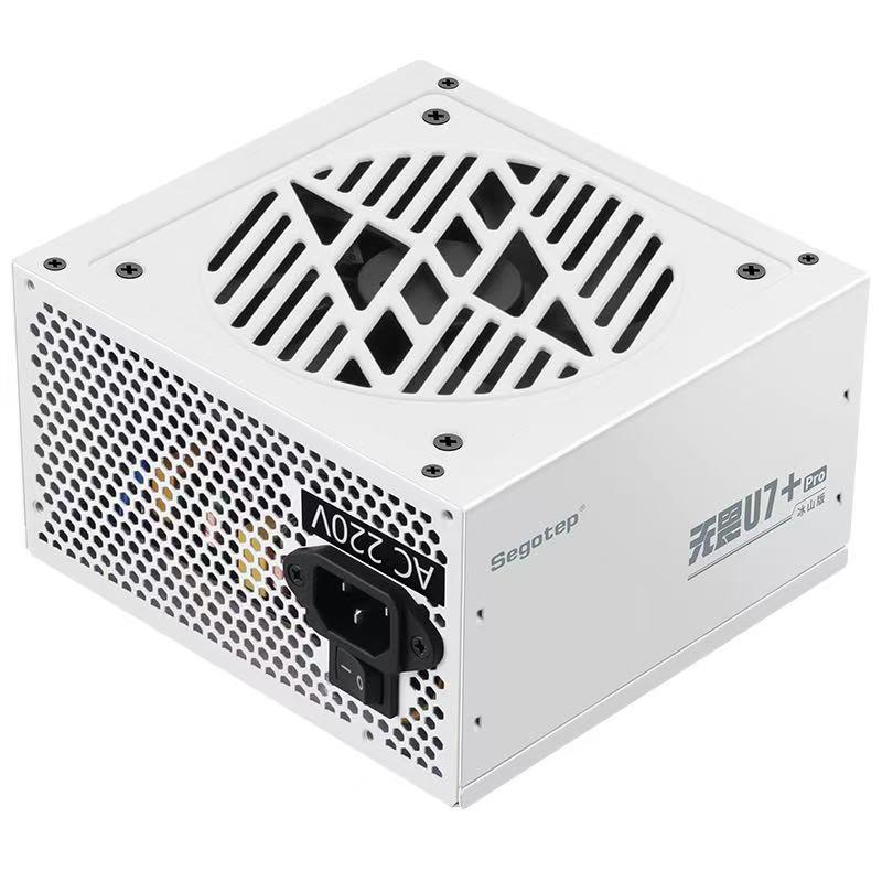 鑫谷 無(wú)畏U7+PRO白色 額定750W，原生pcle5.1接口，電腦電源， 白色壓紋排線(xiàn)，原生pcle5.1接口：完美支持5070顯卡，主動(dòng)式PFC