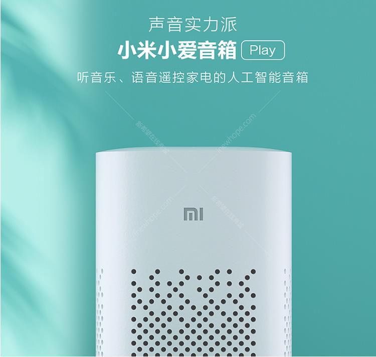 小米 小爱同学音箱 play 智能设备控制|人工智能语音对话|蓝牙wifi