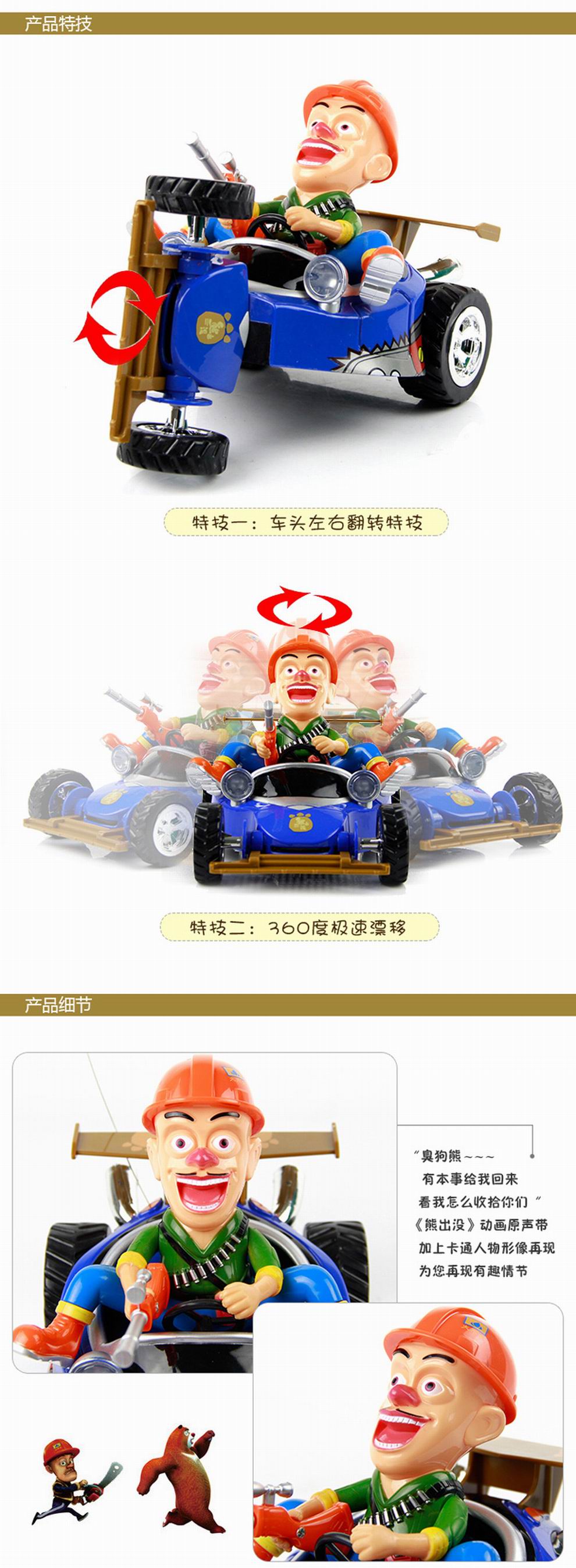 龙祥lx2008db熊出没遥控战车塑料无线遥控8岁以上