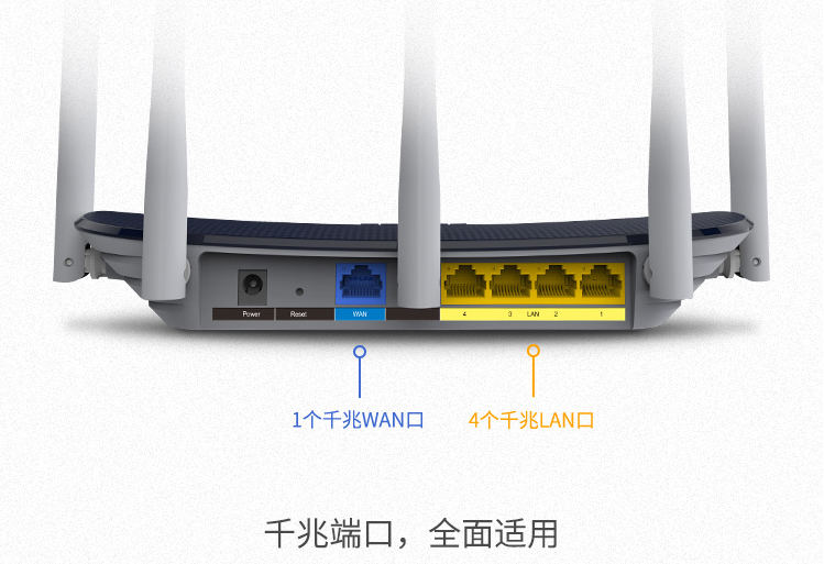 tp-link tl-wdr6500千兆版 1300双频无线路由器家用wifi
