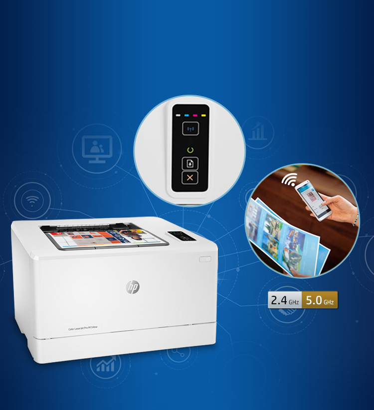 惠普hpm154nwa4彩色激光打印机替代1025nw