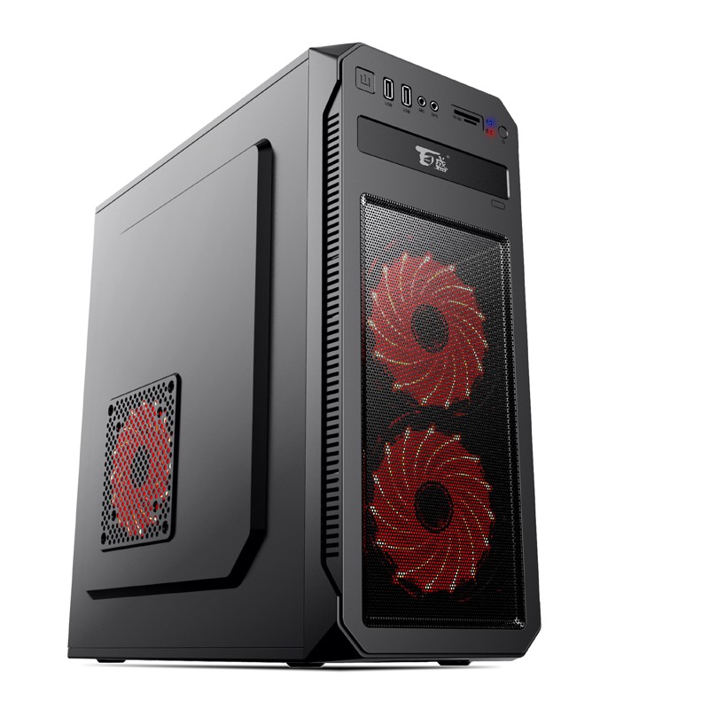 百盛rz350b 办公家用机箱 黑色